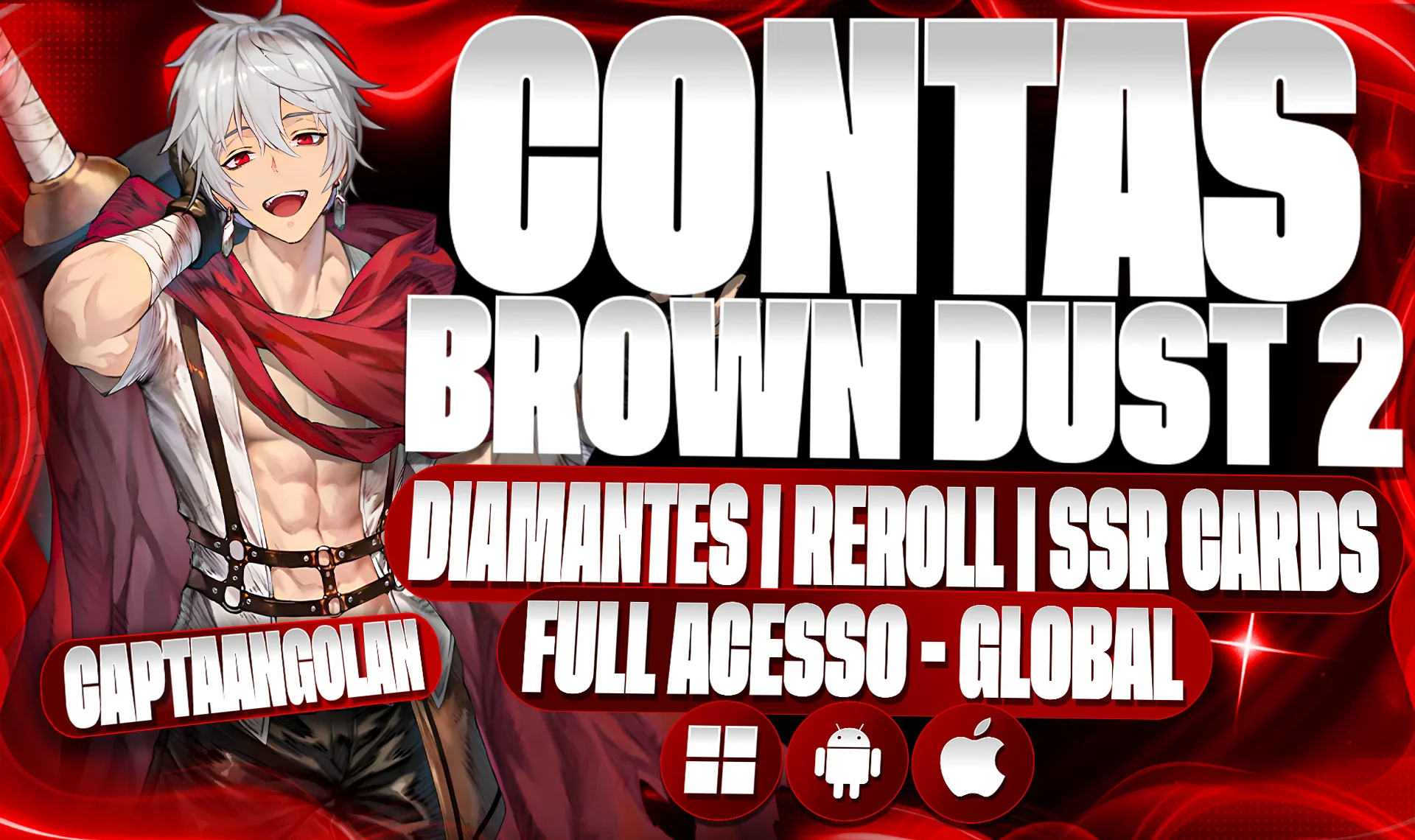 [CONTAS BROWNDUST 2] | BD2 | DIAMANTES | TICKETS | SSR CARDS | REROLL ...